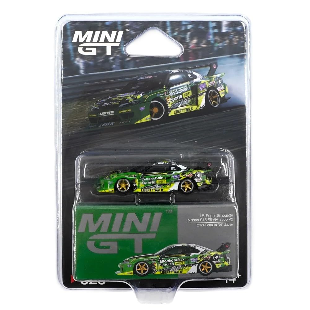 Diecast Model Car Compatible with Mini GT 1:64 Nissan S15 Silvia
